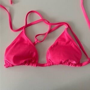 Wild Fable Hot Pink Triangle Bikini Top
